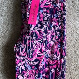New Lilly Pulitzer Kelly Skinny Ankle Navy and Pink Size6